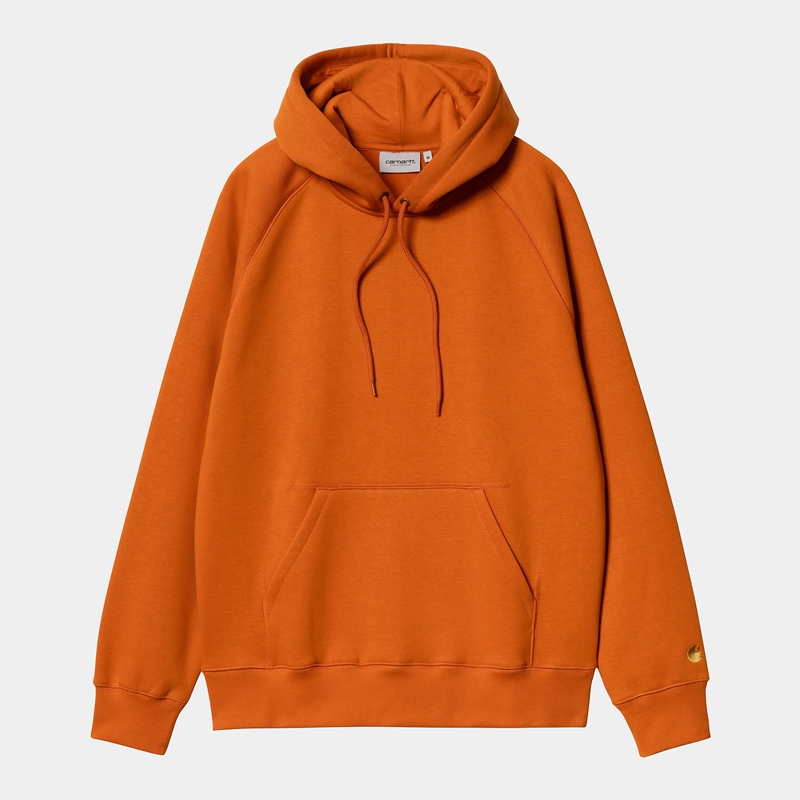 Bluza z Kapturem Carhartt Hooded Chase Męskie Pomarańczowe | QMZ-256430