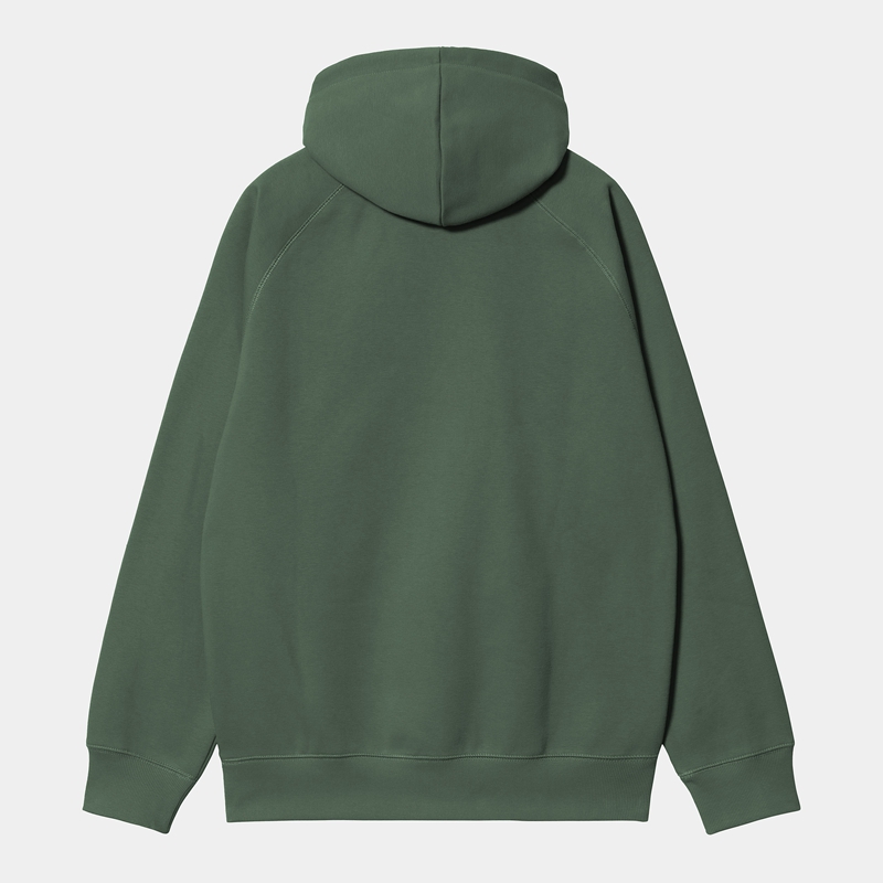 Bluza z Kapturem Carhartt Hooded Chase Męskie Zielone | TAD-075392