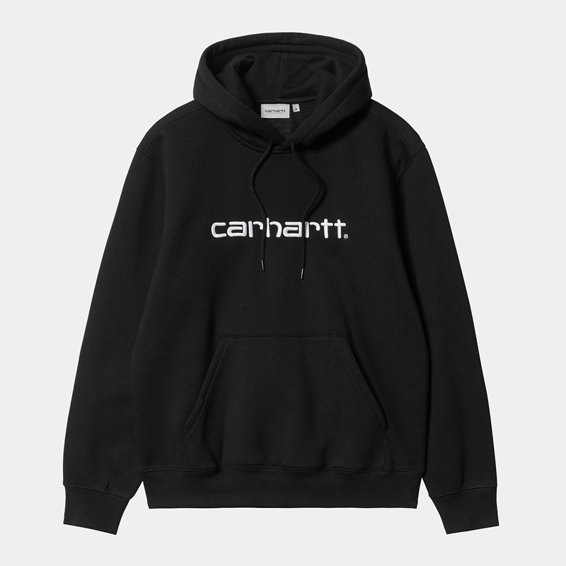 Bluza z Kapturem Carhartt Hooded Męskie Czarne | XVD-285347