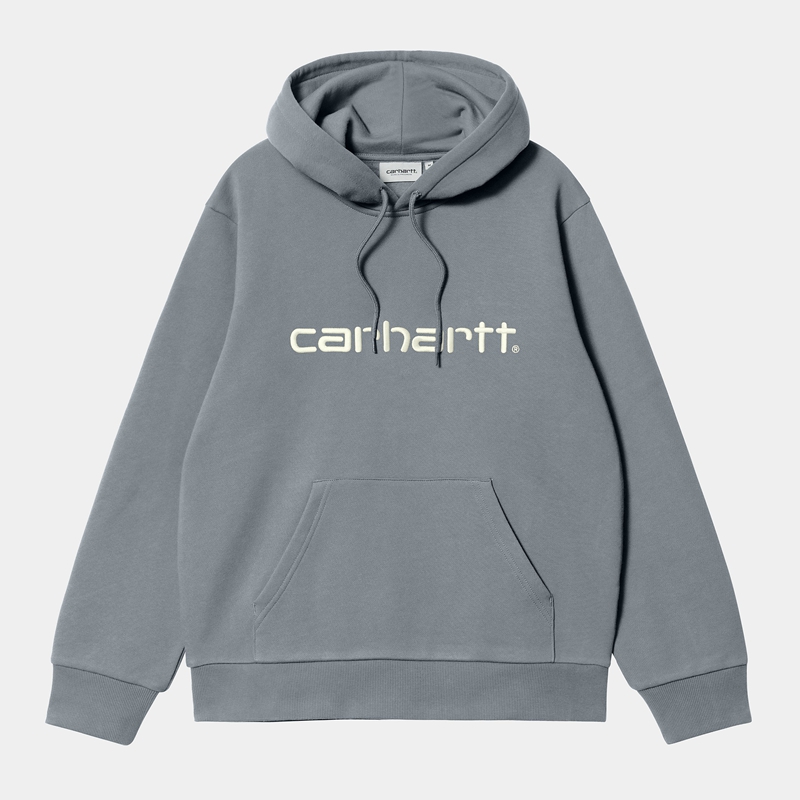 Bluza z Kapturem Carhartt Hooded Męskie Szare | BVD-461528