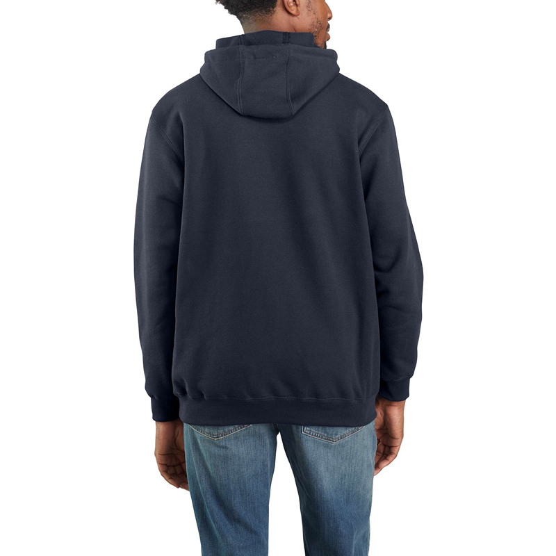 Bluza z Kapturem Carhartt Loose Fit Midweight Logo Sleeve Graphic Męskie Ciemny Szare | QDX-280615