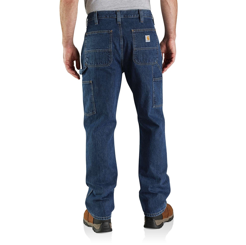 Jeansy Carhartt Loose Fit Double-Front Utility Logger Męskie Granatowe | SEW-126540