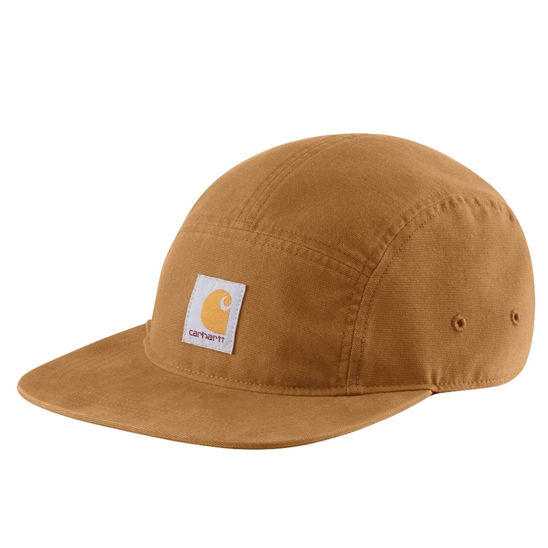 Kapelusz Carhartt Canvas Five Panel Męskie Brązowe | FCJ-140759