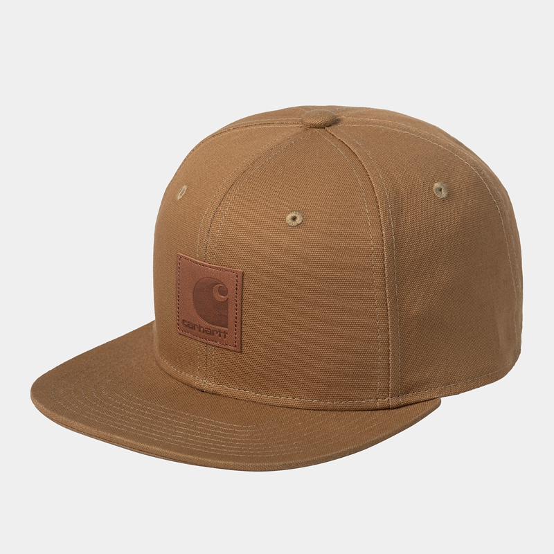 Kapelusz Carhartt Logo Męskie Brązowe | QCY-285301