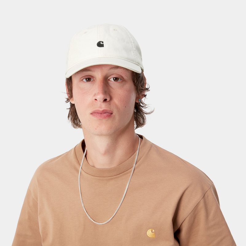 Kapelusz Carhartt Madison Logo Męskie Białe | ILN-615729