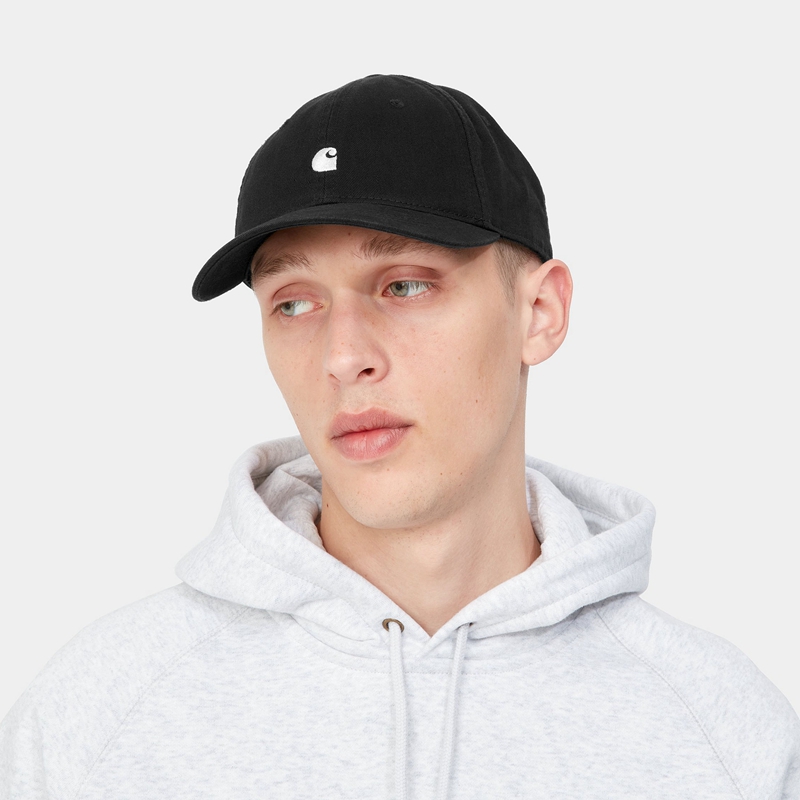 Kapelusz Carhartt Madison Logo Męskie Czarne | XTY-732461