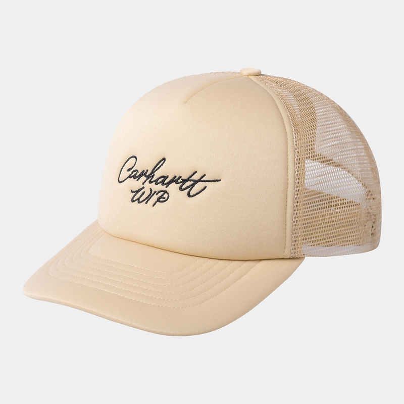 Kapelusz Carhartt Signature Trucker Męskie Beżowe | TZG-361708