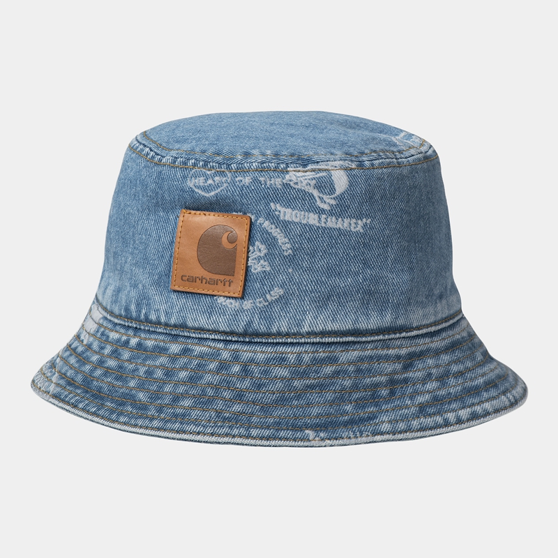 Kapelusz Carhartt Stamp Bucket Męskie Niebieskie | HWX-970541