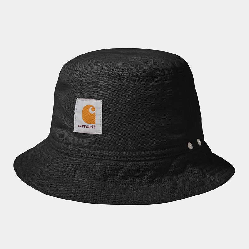 Kapelusz Carhartt Walter Bucket Męskie Czarne | BTL-905432