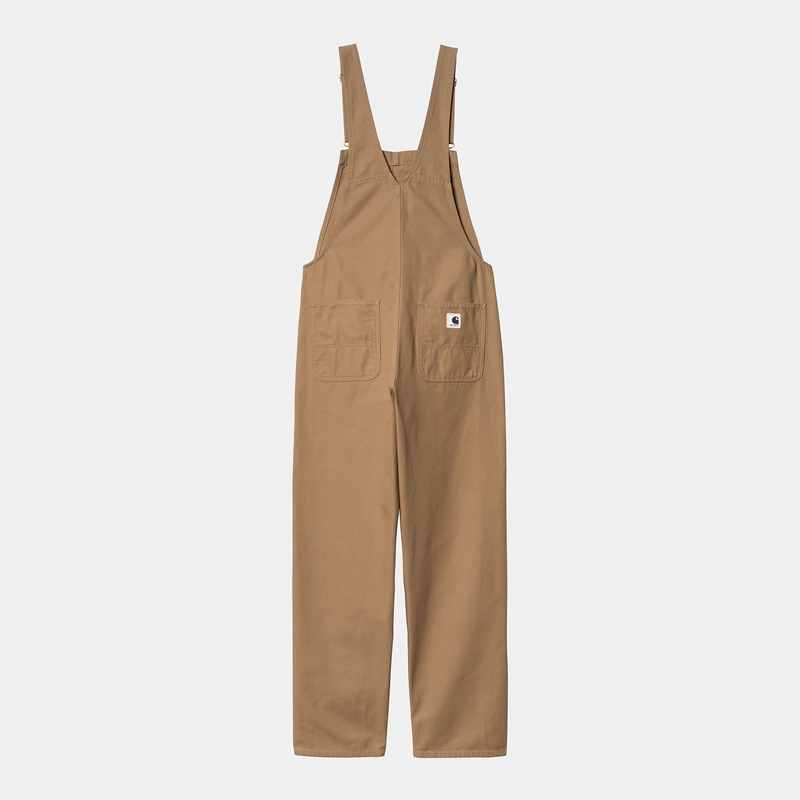 Kombinezon Carhartt Bib Straight Damskie Beżowe | CXZ-180253