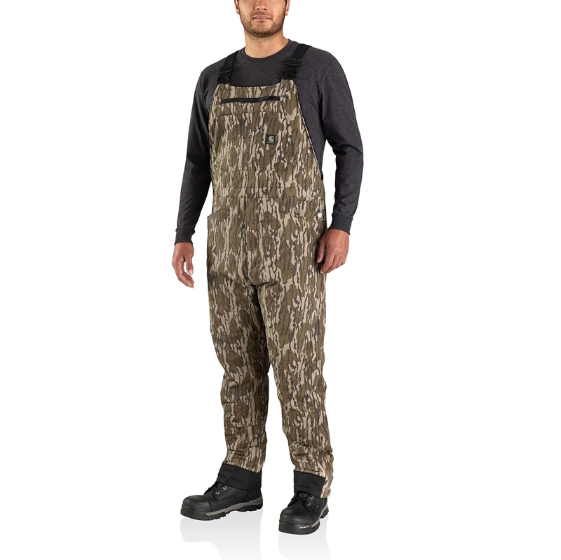 Kombinezon Carhartt Super Dux™ Relaxed Fit Insulated Camo Bib Męskie Camo | VLP-089326