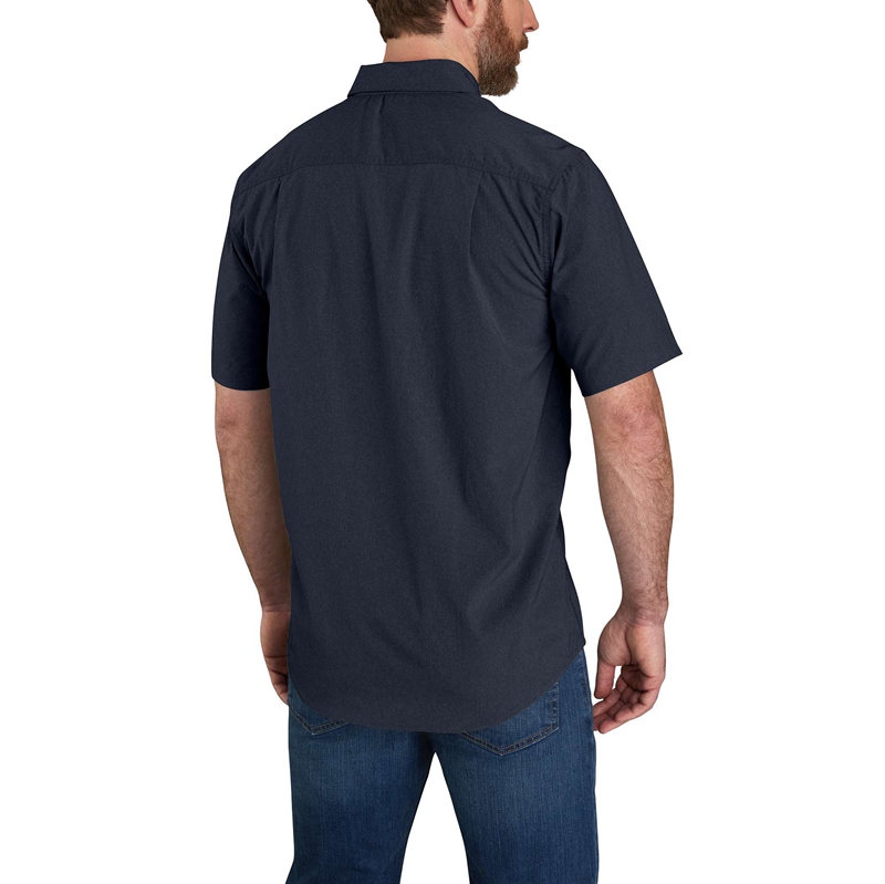 Koszule Carhartt Force® Relaxed Fit Lightweight-Sleeve Męskie Oliwkowe | LGS-840936