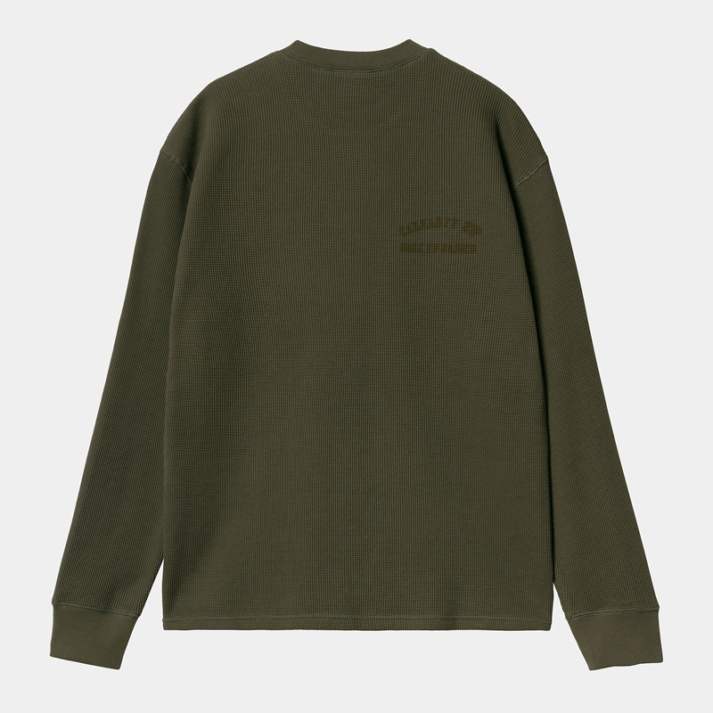 Koszulka Carhartt Basics Script Męskie Zielone | HBY-980321