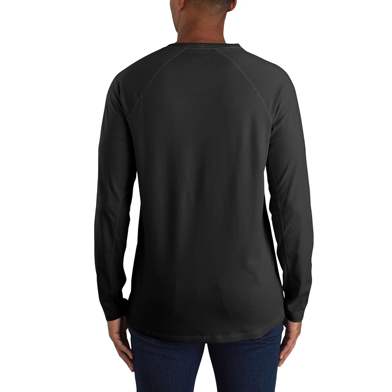 Koszulka Carhartt Force® Relaxed Fit Long-Sleeve Pocket Męskie Ciemny Szare | TZY-924360