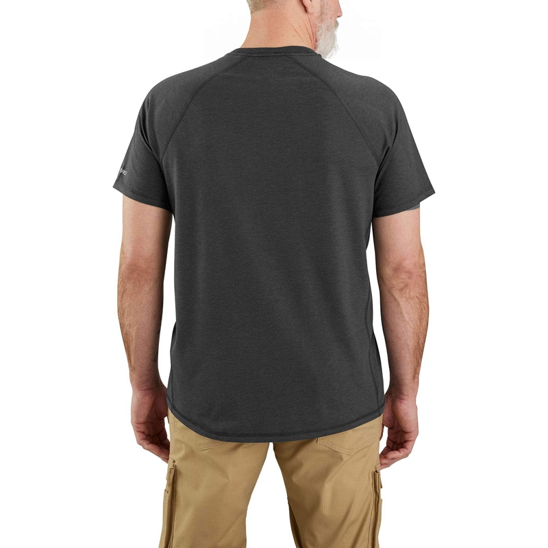 Koszulka Carhartt Force® Relaxed Fit Short-Sleeve Logo Graphic Męskie Niebieskie | PMN-351782