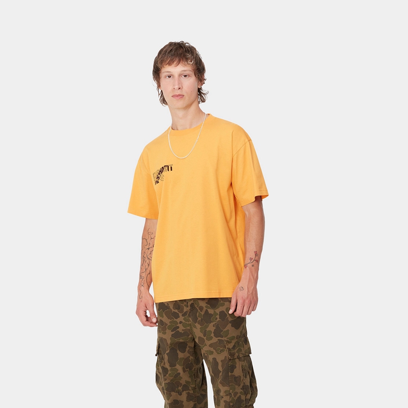 Koszulka Carhartt Jalou C Męskie Mango | QSX-874209