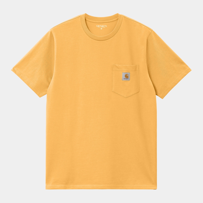 Koszulka Carhartt Pocket Męskie Mango | WHM-963150