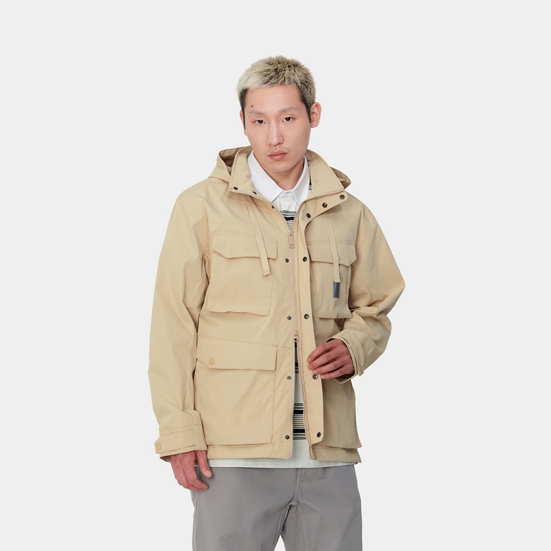 Kurtki Carhartt Balto Męskie Khaki | VZT-016473