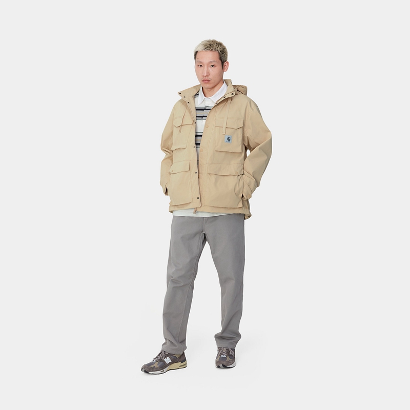 Kurtki Carhartt Balto Męskie Khaki | VZT-016473