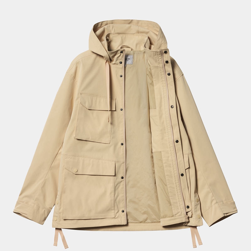 Kurtki Carhartt Balto Męskie Khaki | VZT-016473