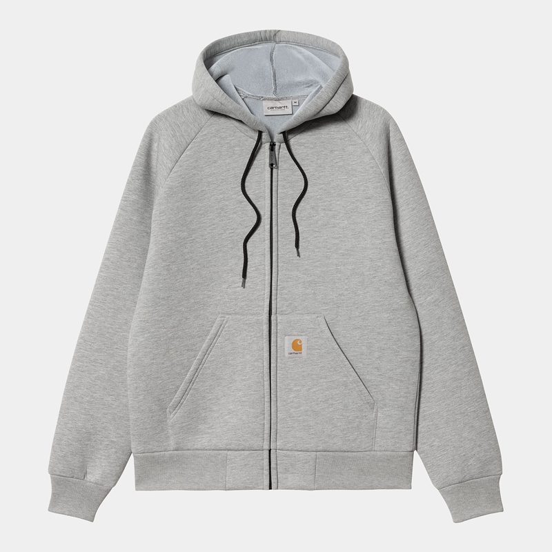 Kurtki Carhartt Car-Lux Hooded Męskie Szare | PLZ-429375