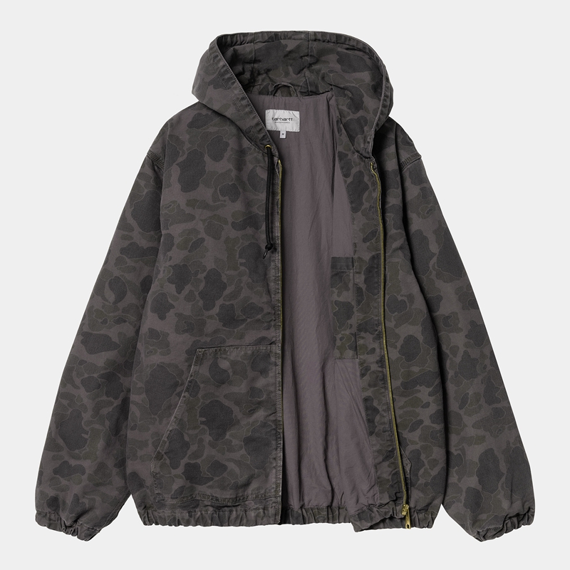 Kurtki Carhartt Duck Active Męskie Czarne | LNK-243690