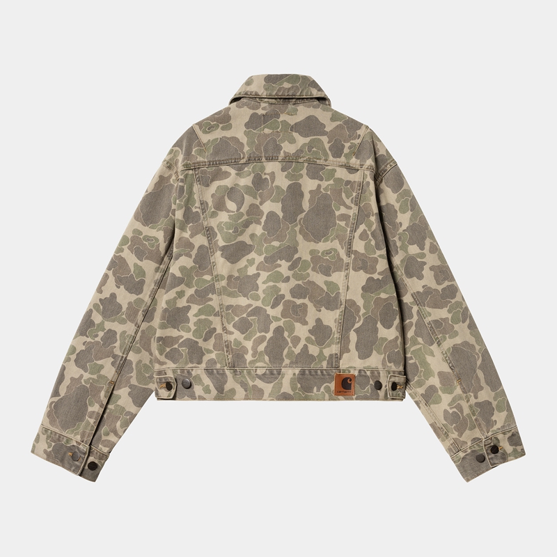 Kurtki Carhartt Duck Orell Damskie Głęboka Zielone | AEV-137692