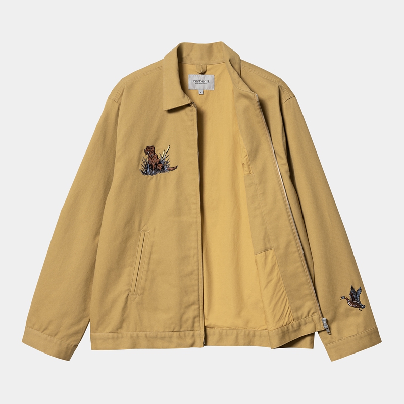 Kurtki Carhartt Ducks Męskie Khaki | WAN-390471