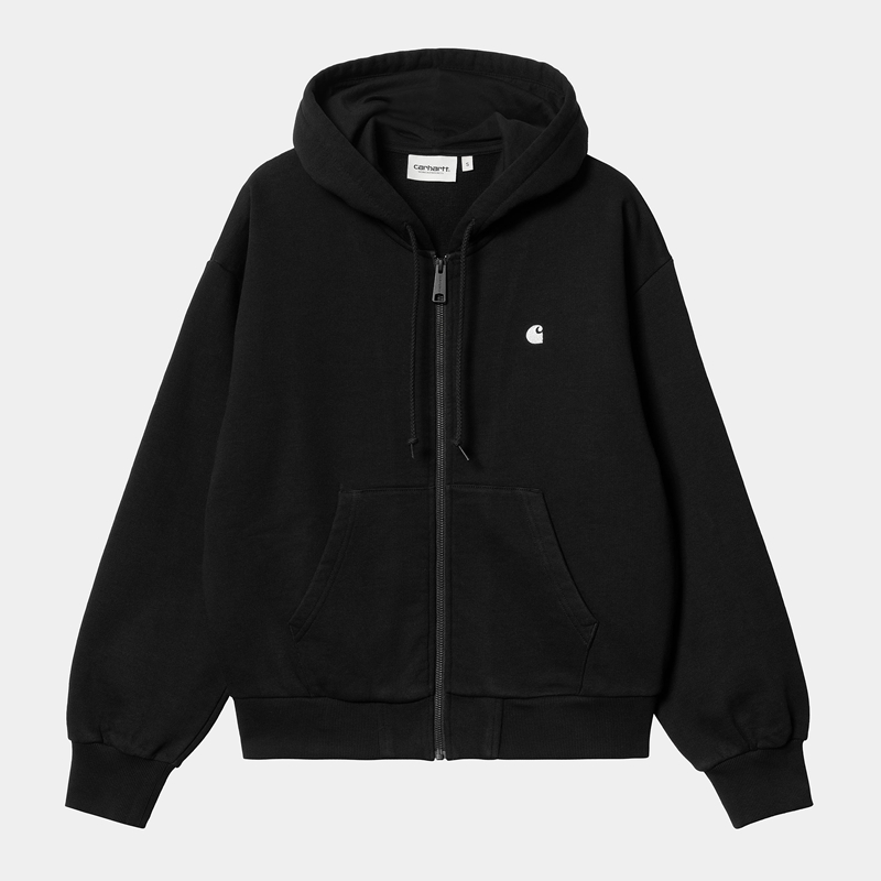 Kurtki Carhartt Hooded Casey Damskie Czarne | BOE-235689