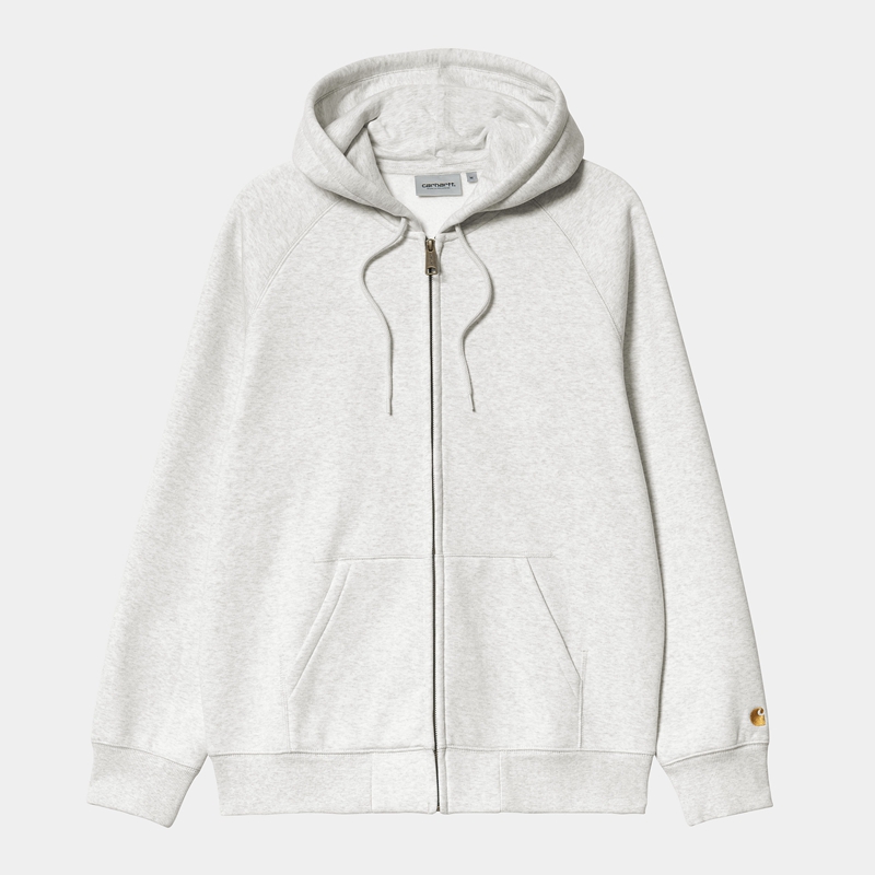 Kurtki Carhartt Hooded Chase Męskie Szare | VDI-028743