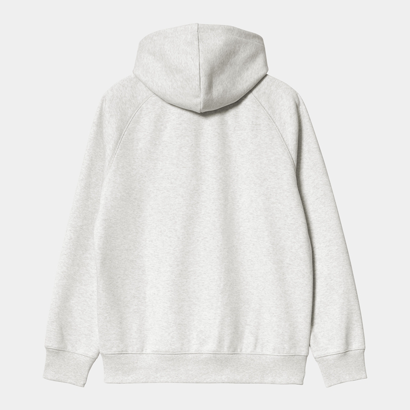 Kurtki Carhartt Hooded Chase Męskie Szare | VDI-028743