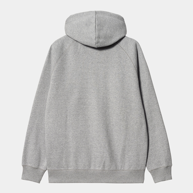 Kurtki Carhartt Hooded Chase Męskie Szare | WIM-783504