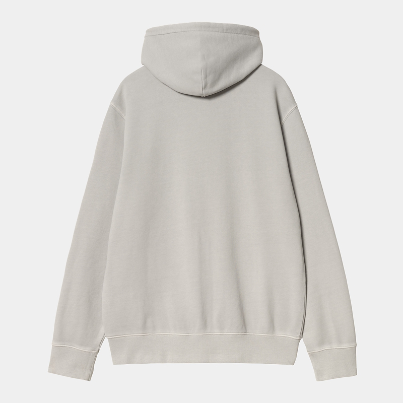 Kurtki Carhartt Hooded Duster Script Męskie Szare | YHP-487396