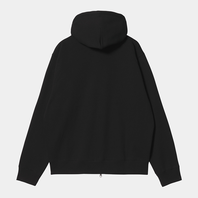 Kurtki Carhartt Hooded Madison Męskie Czarne | WXZ-160742