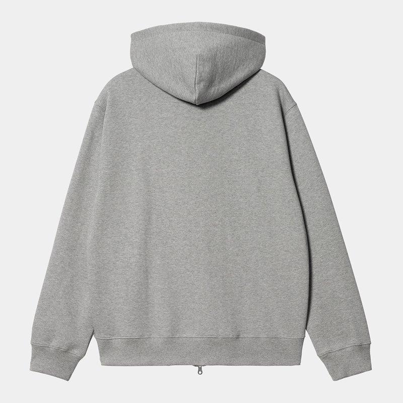 Kurtki Carhartt Hooded Madison Męskie Szare | KSX-209817