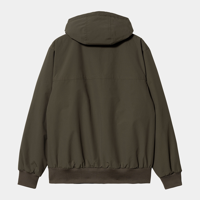 Kurtki Carhartt Hooded Sail Męskie Oliwkowe | IEC-376509