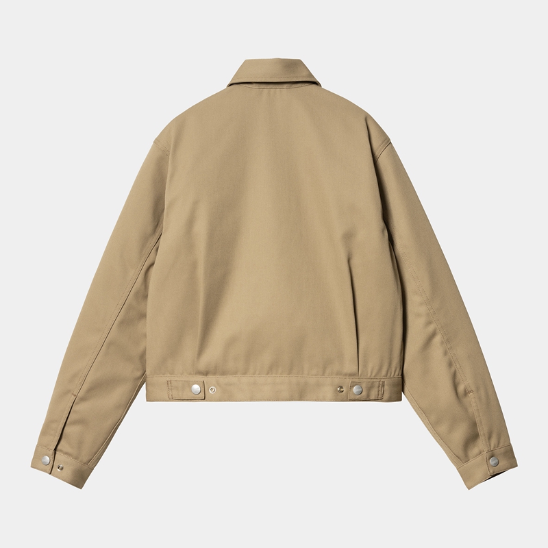 Kurtki Carhartt Module Script Damskie Khaki | HNV-346597