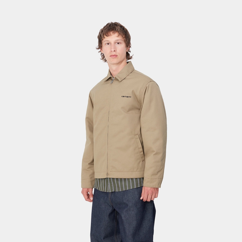 Kurtki Carhartt Module Script Męskie Beżowe | ZSU-714659