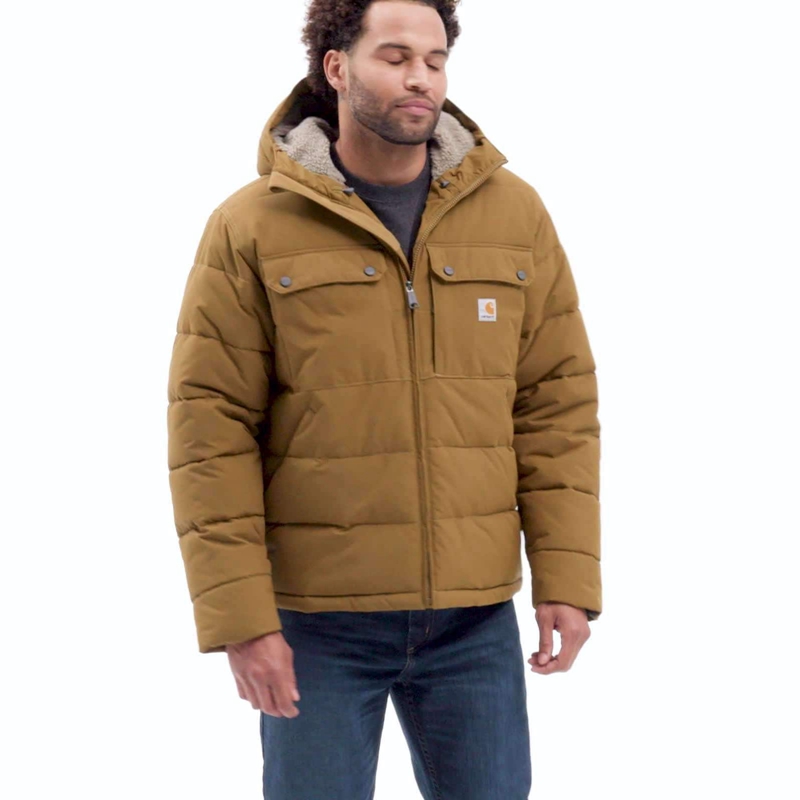 Kurtki Carhartt Montana Loose Fit Insulated Męskie Brązowe | LAC-327814