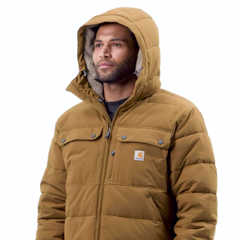 Kurtki Carhartt Montana Loose Fit Insulated Męskie Brązowe | LAC-327814