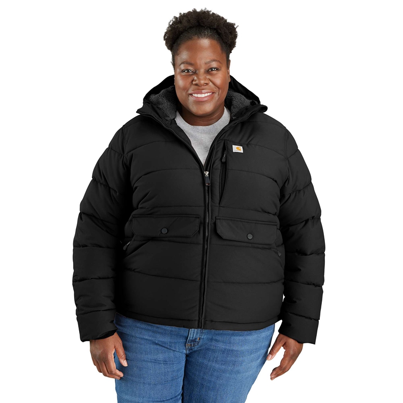 Kurtki Carhartt Montana Puffer Damskie Czarne | LDY-381520