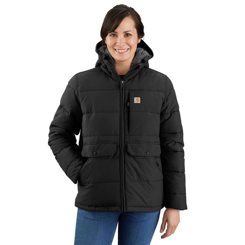 Kurtki Carhartt Montana Puffer Damskie Czarne | LDY-381520