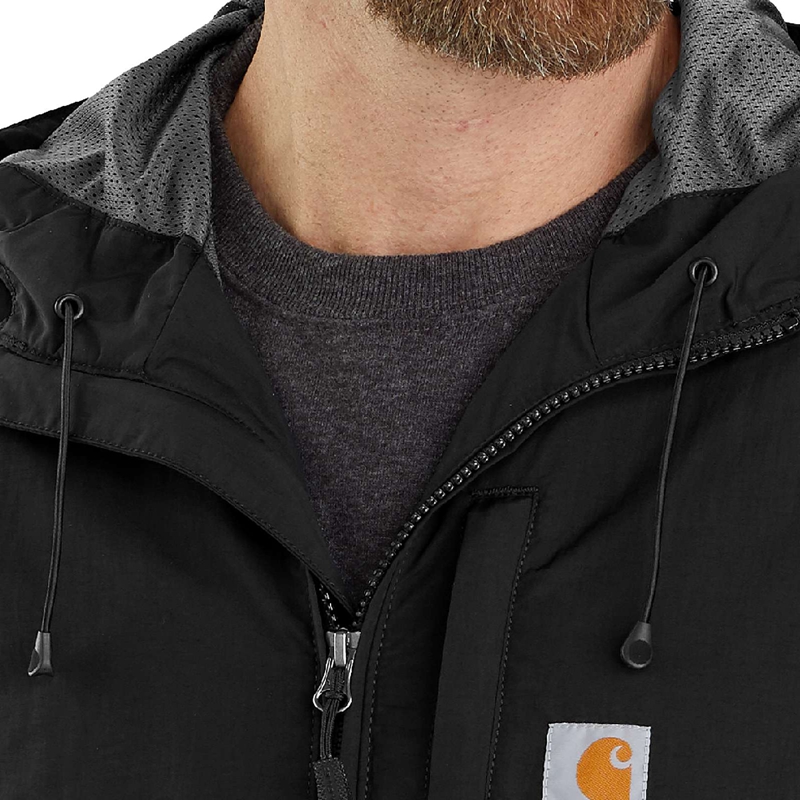 Kurtki Carhartt Rain Defender® Relaxed Fit Lightweight Męskie Czarne | ZYE-805347