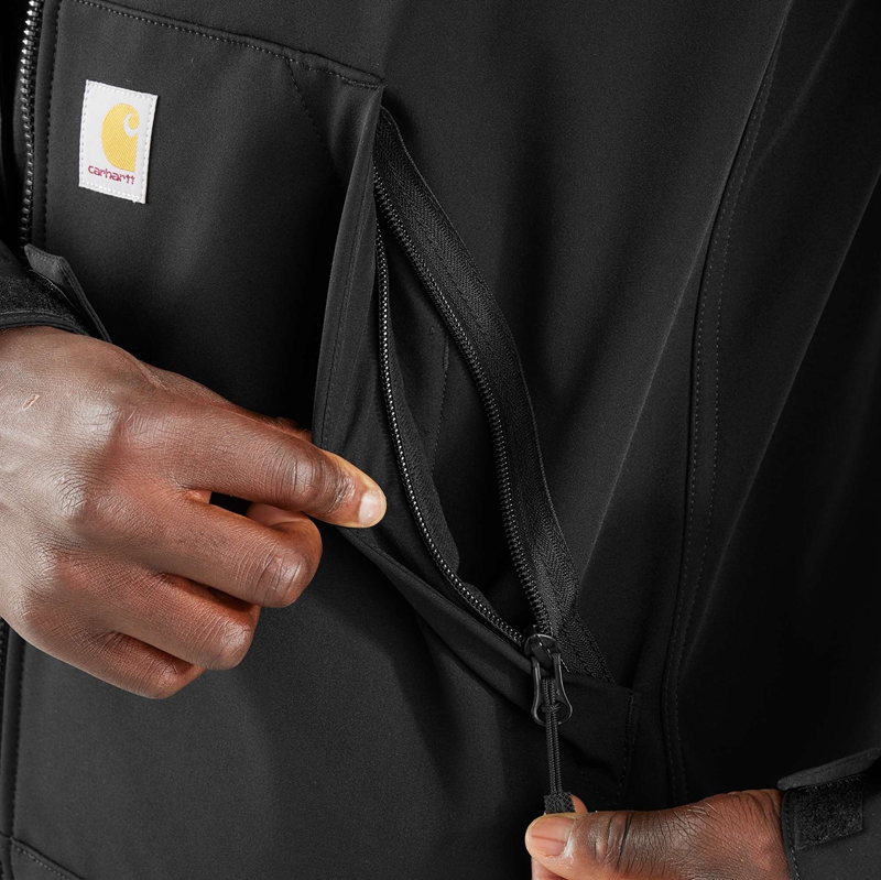 Kurtki Carhartt Rain Defender® Relaxed Fit Softshell Męskie Oliwkowe | BEG-928753