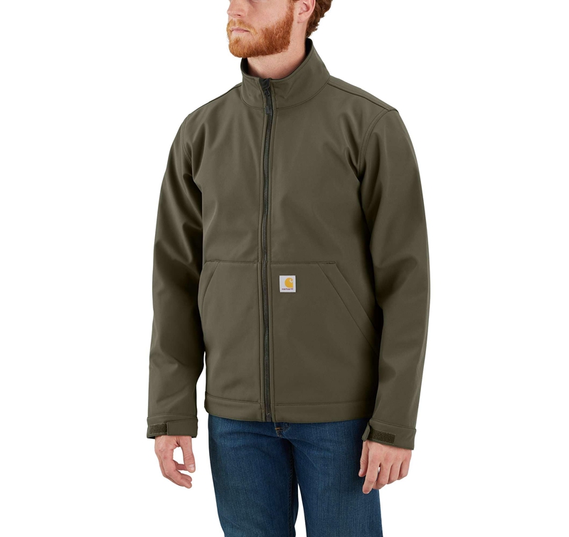 Kurtki Carhartt Rain Defender® Relaxed Fit Softshell Męskie Oliwkowe | BEG-928753