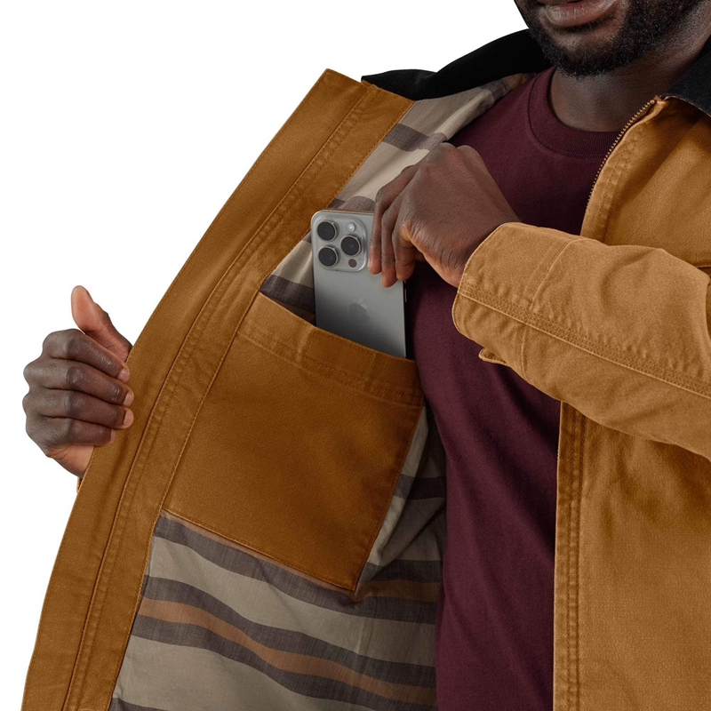 Kurtki Carhartt Re-Engineered Rugged Flex® Relaxed Fit Duck Detroit Męskie Brązowe | UOG-156432