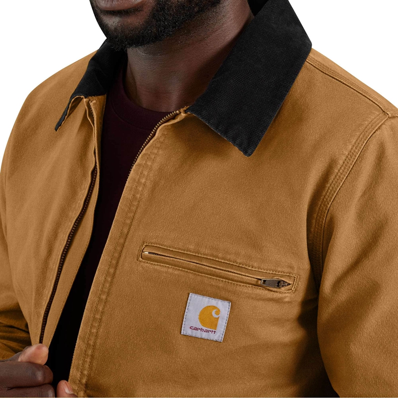 Kurtki Carhartt Re-Engineered Rugged Flex® Relaxed Fit Duck Detroit Męskie Brązowe | UOG-156432