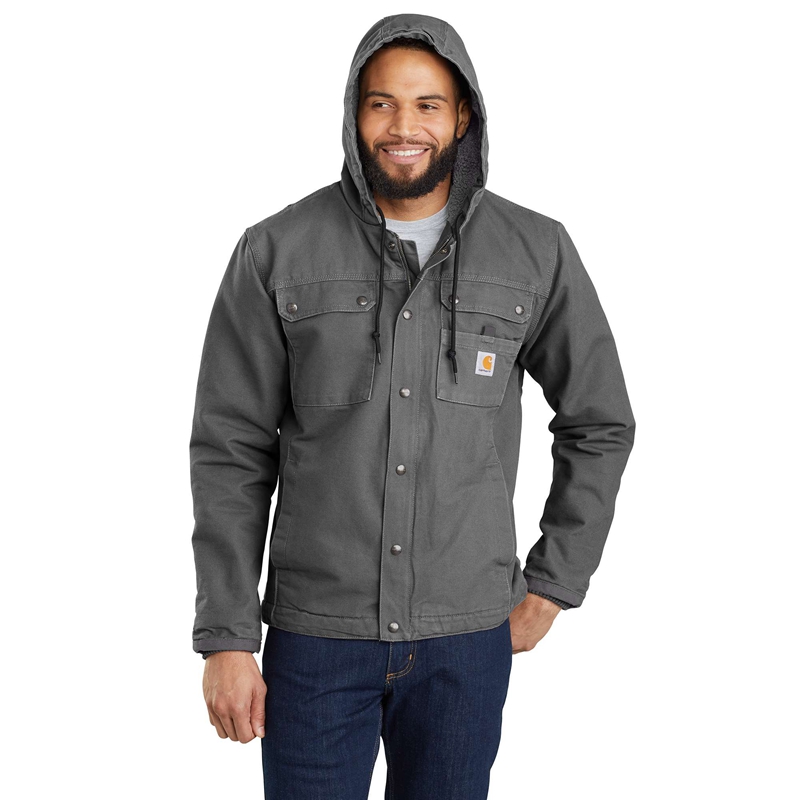 Kurtki Carhartt Sherpa-Lined Utility Męskie Szare | ZVJ-325461