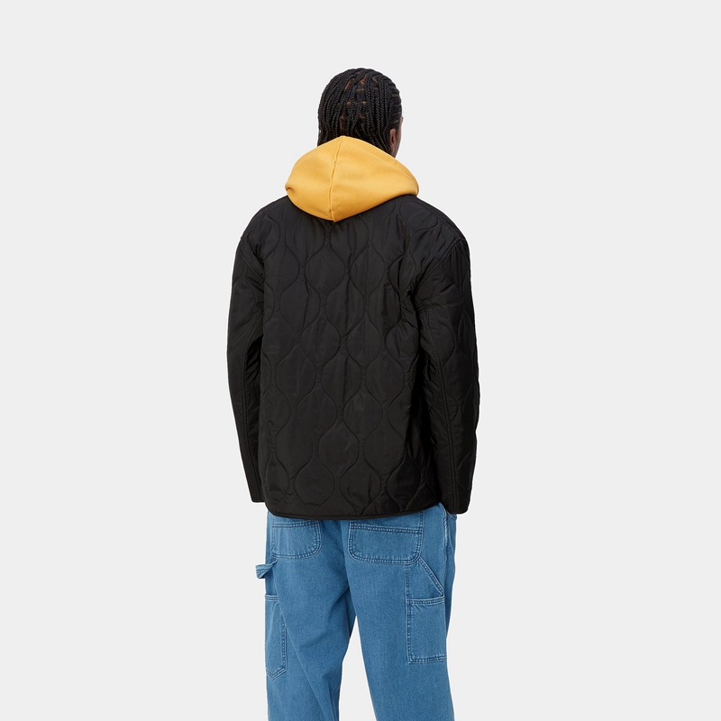 Kurtki Carhartt Skyton Liner Męskie Czarne | SAF-178920