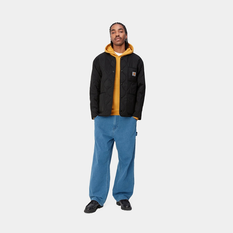 Kurtki Carhartt Skyton Liner Męskie Czarne | SAF-178920